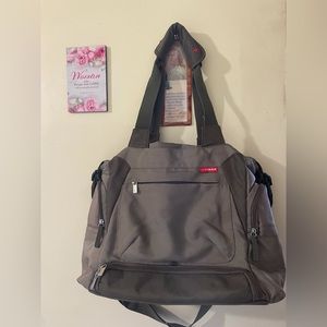 Skip Hop Olive Green Diaper Bag